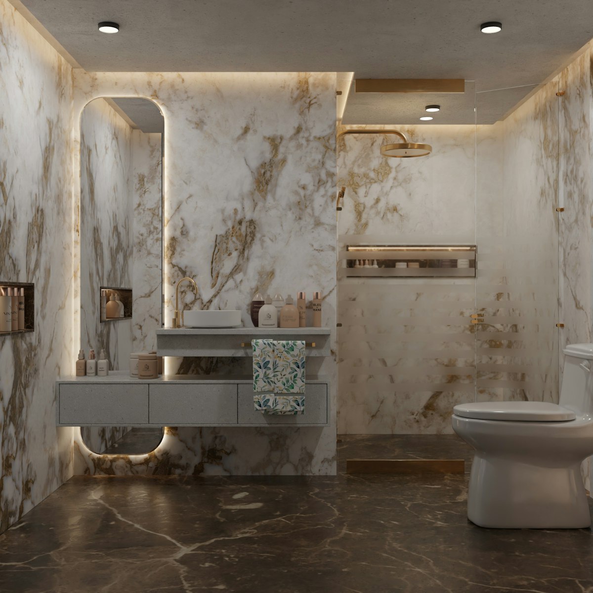 Contemporary luxury bathroom