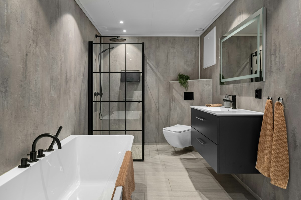 Industrial bathroom
